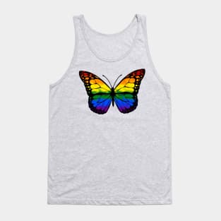 Rainbow Butterfly Tank Top